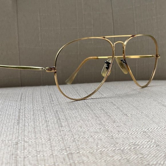 vista Accessories Vintage Vista Eyeglasses Frame Men Glasses Gold